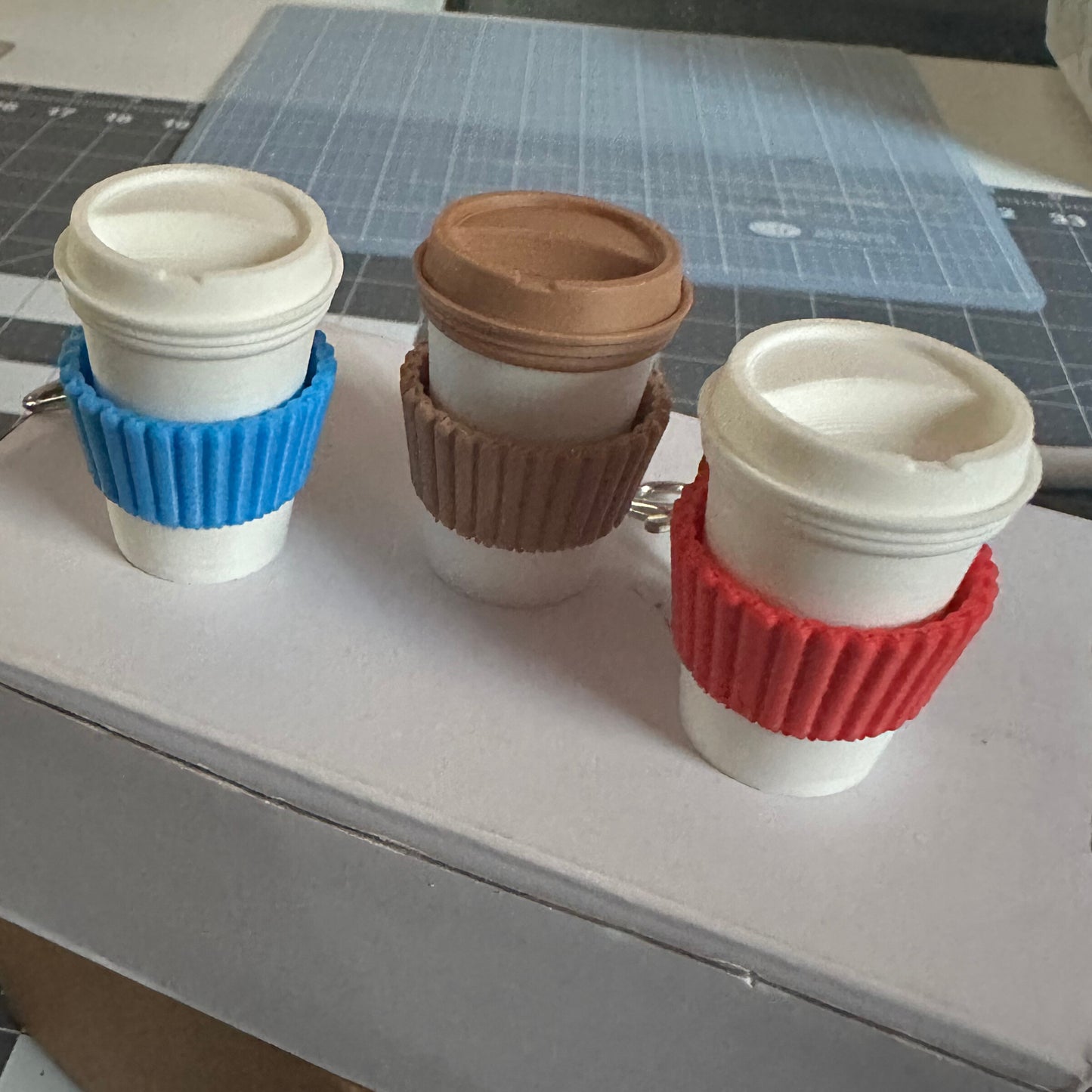 Coffee Clicky Keychain