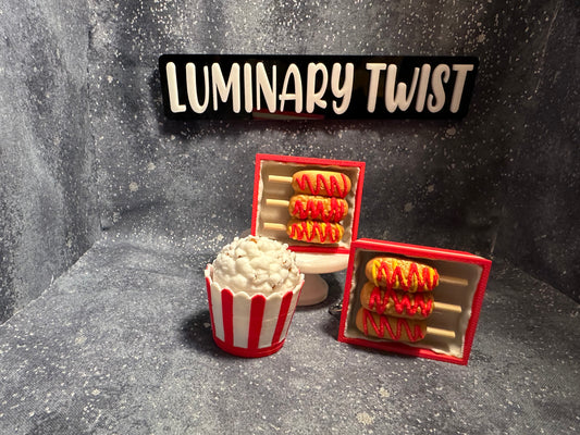 Corn Dog Clicker Keychain