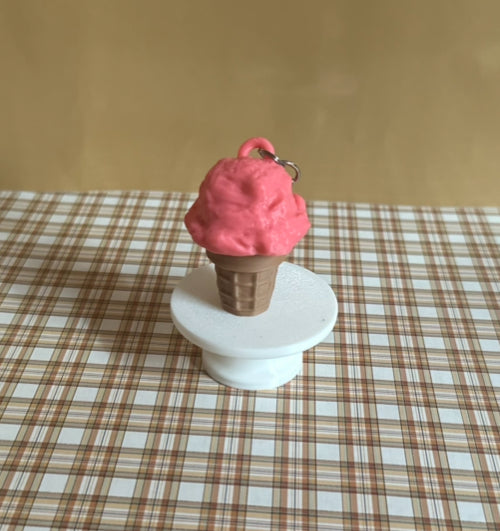 Ice Cream Cone Clicky Keychain