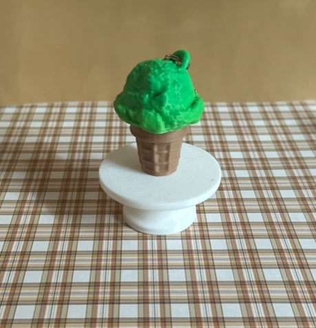 Ice Cream Cone Clicky Keychain
