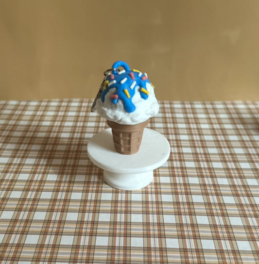 Ice Cream Cone Clicky Keychain