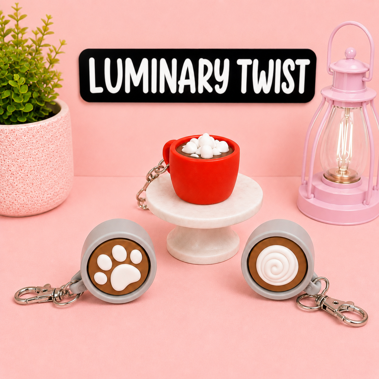 Cocoa Clicker Keychain
