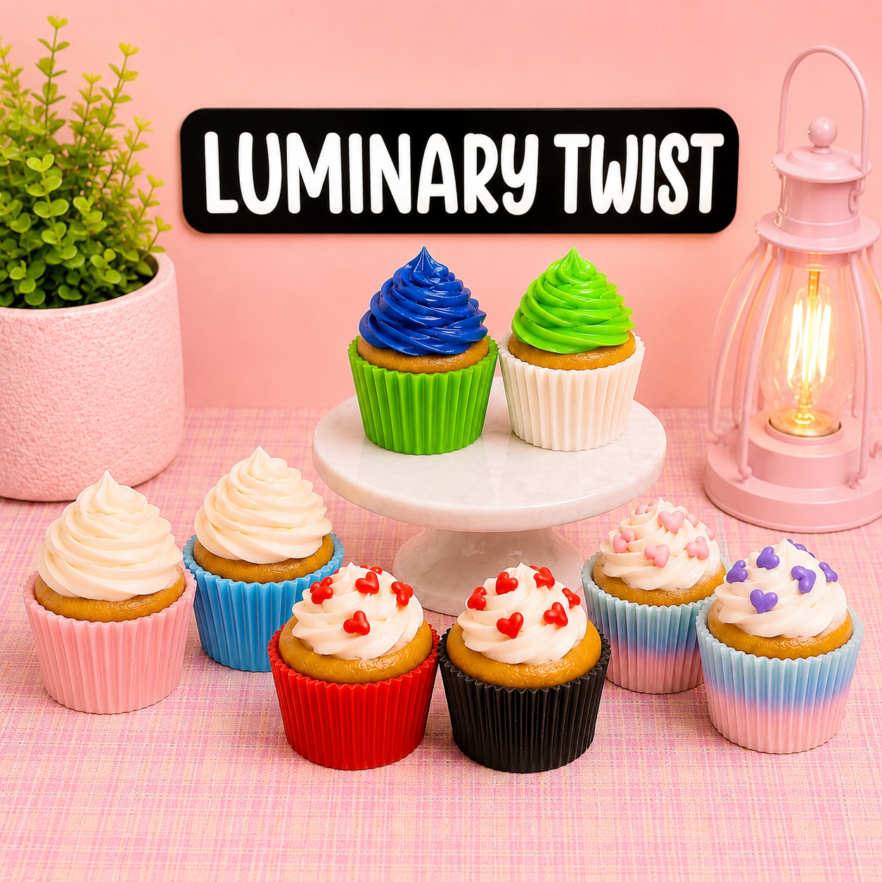Cupcake Clicker Keychains