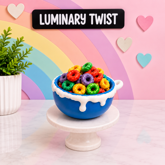 Cereal Bowl Clicker Keychain