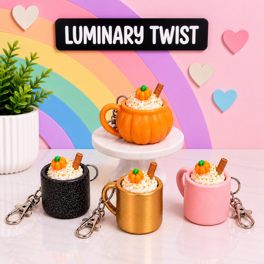Pumpkin Spice Clicker Keychain