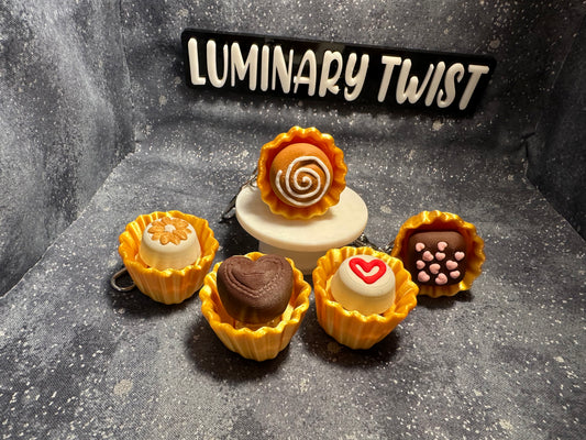 Chocolate Clicky Keychain