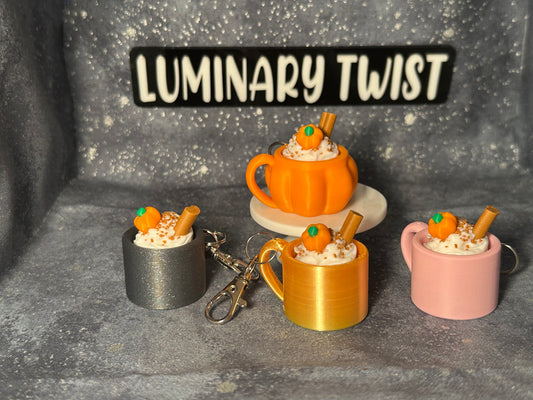 Pumpkin Spice Clicker Keychain